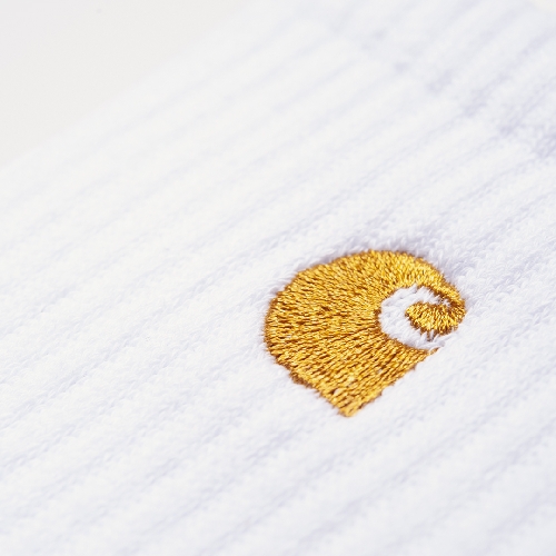 CARHARTT WIP CHASE SOCKS White/Gold