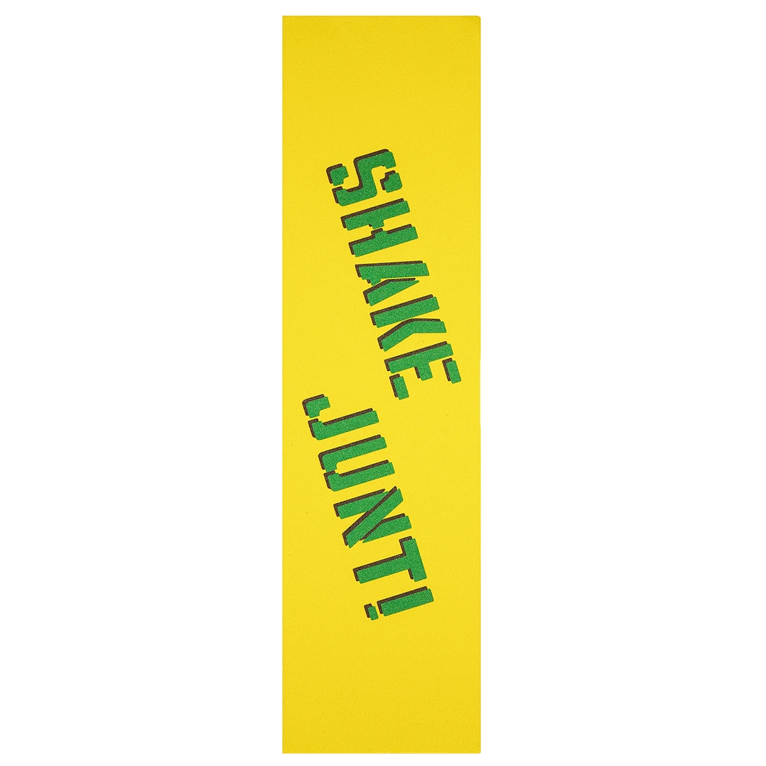 SHAKE JUNT GRIP PLAQUE COLORED yellow green SHAKE JUNT GRIP PLAQUE COLORED yellow green