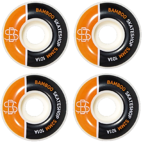 BAMBOO ROUND LOGO WHEELS 101a 52mm