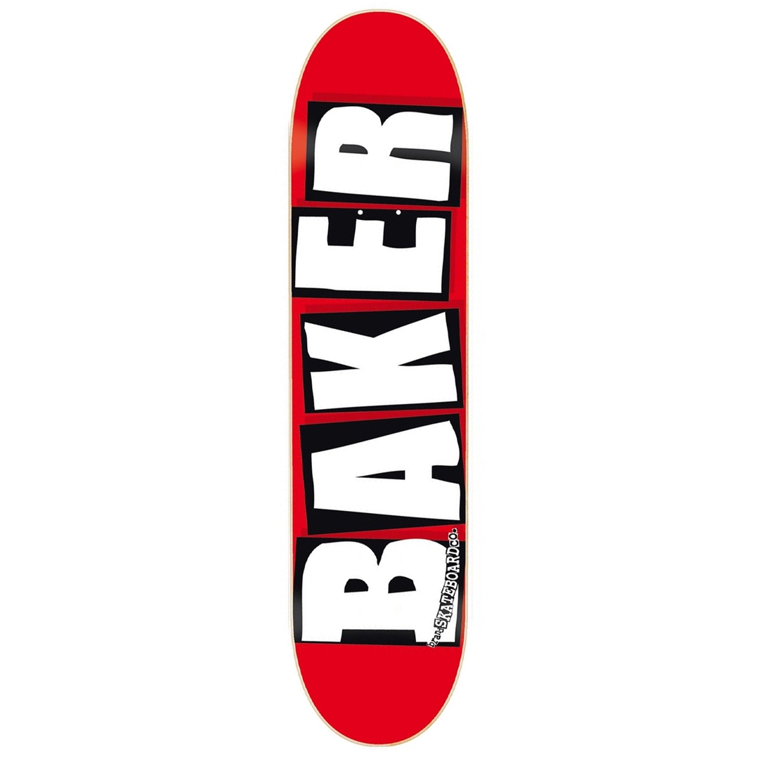 BAKER BRAND LOGO WHITE DECK 8.125 X 31.25 BAKER BRAND LOGO WHITE DECK 8.125 X 31.25