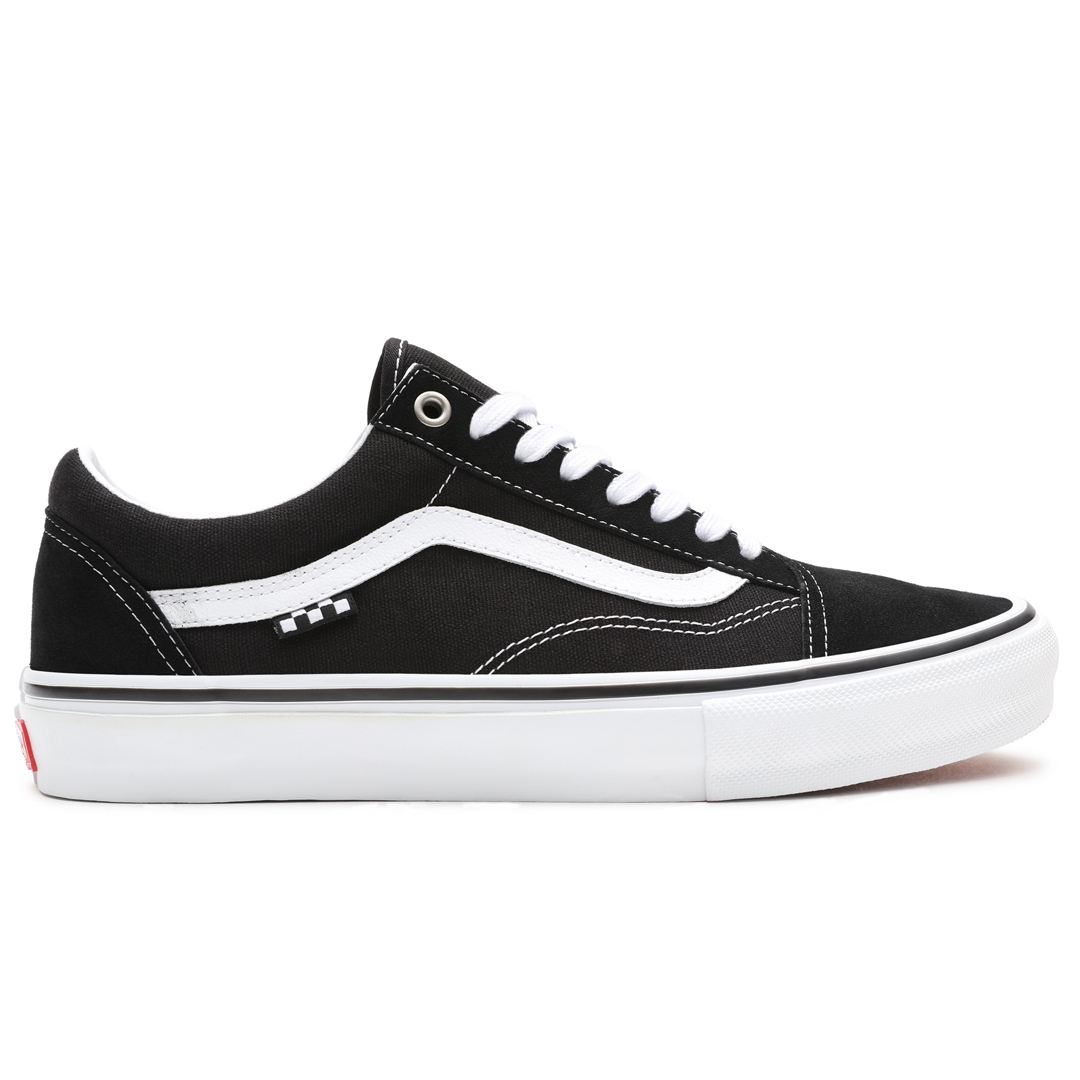 Chaussures VANS OLD SKOOL PRO SKATE black white Bamboo Skateshop