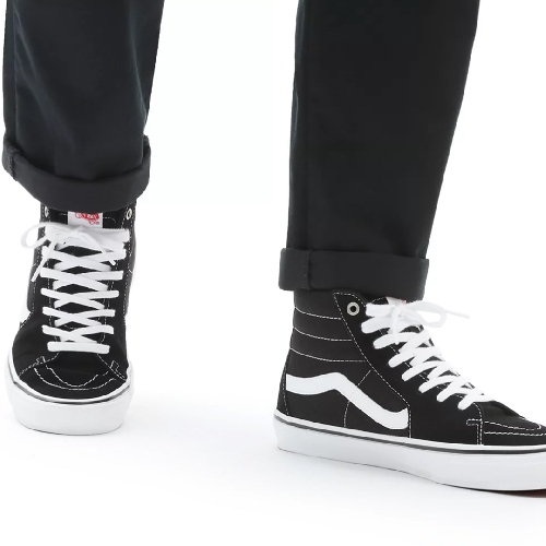 VANS SK8 HI SKATE black white