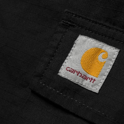 CARHARTT WIP REGULAR CARGO SHORT Black rinsed