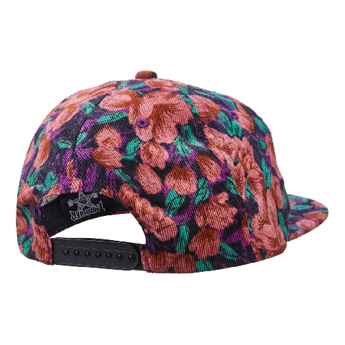 THRASHER MAG LOGO SNAPBACK CAP pink floral