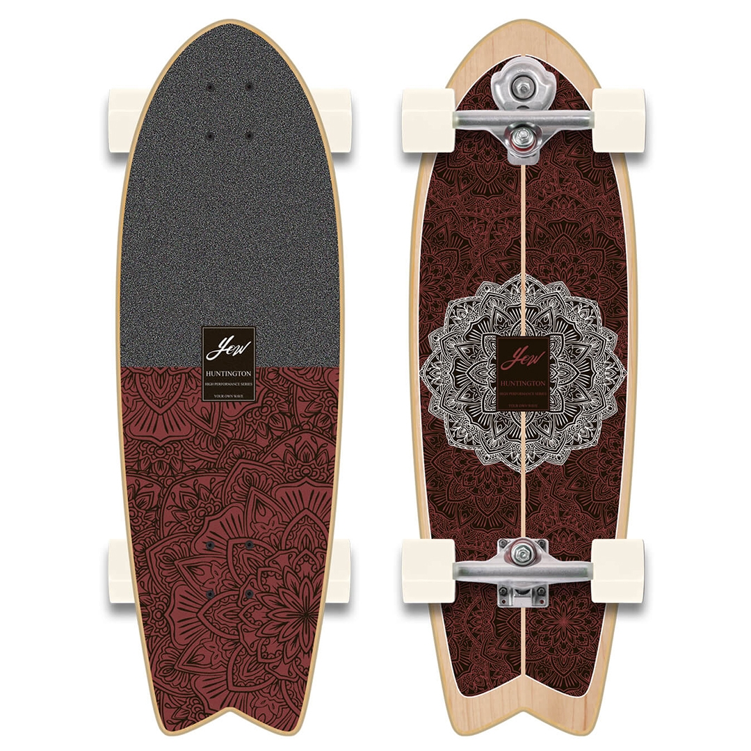 YOW SURF HUNTINGTON BEACH POWER SURFING SERIES S5 SURFSKATE 30 pouces YOW SURF HUNTINGTON BEACH POWER SURFING SERIES S5 SURFSKATE 30 pouces