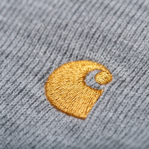 CARHARTT WIP CHASE BEANIE Grey Heather / Gold