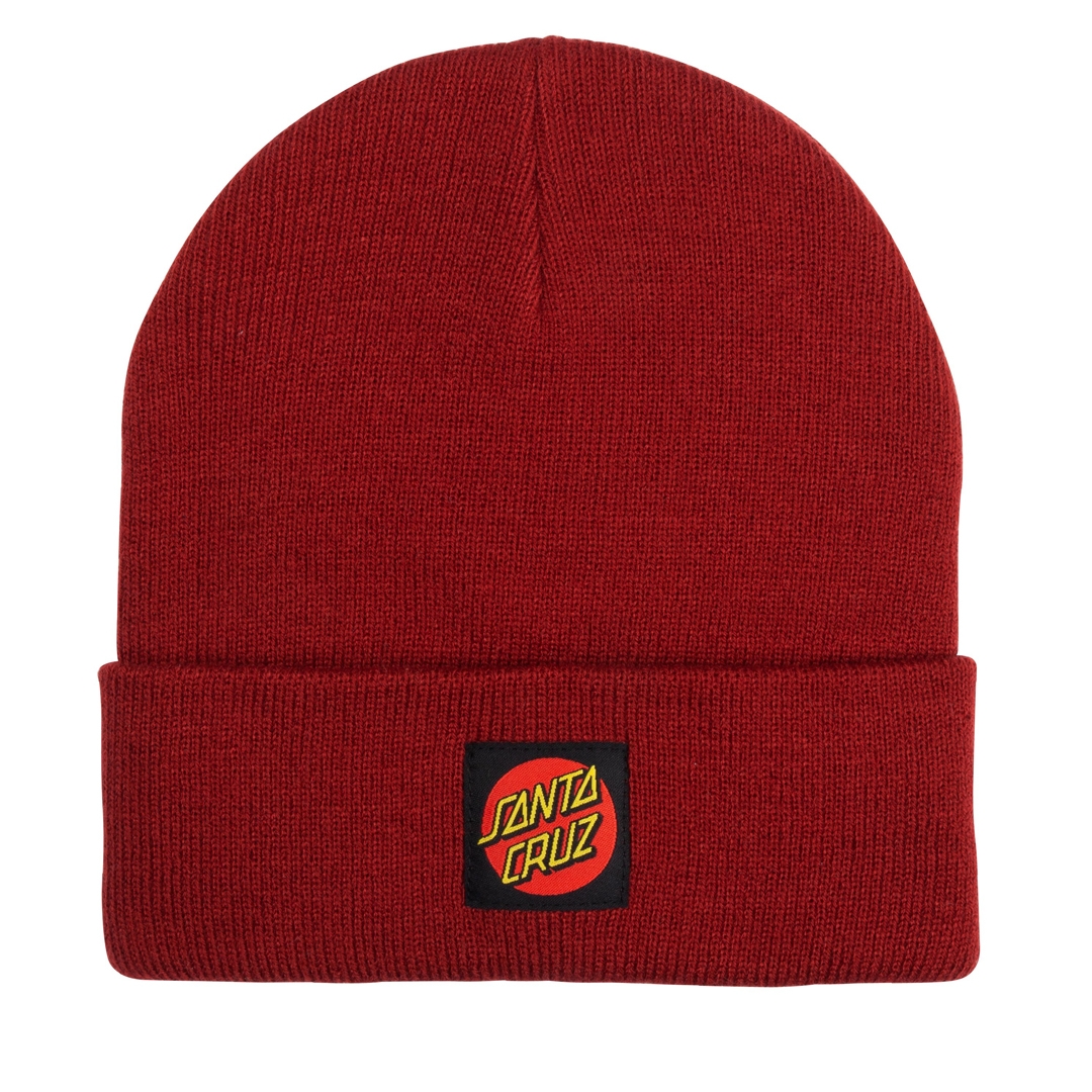 SANTA CRUZ CLASSIC LABEL BEANIE Ketchup SANTA CRUZ CLASSIC LABEL BEANIE Ketchup